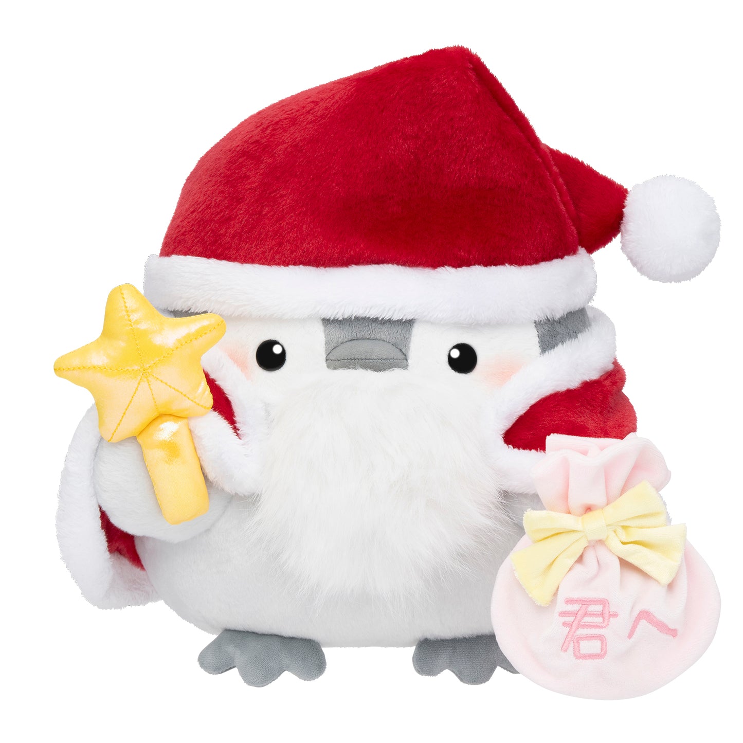 コウペンちゃん ふわっふわなおひげのサンタクロースさんな大きめぬいぐるみ