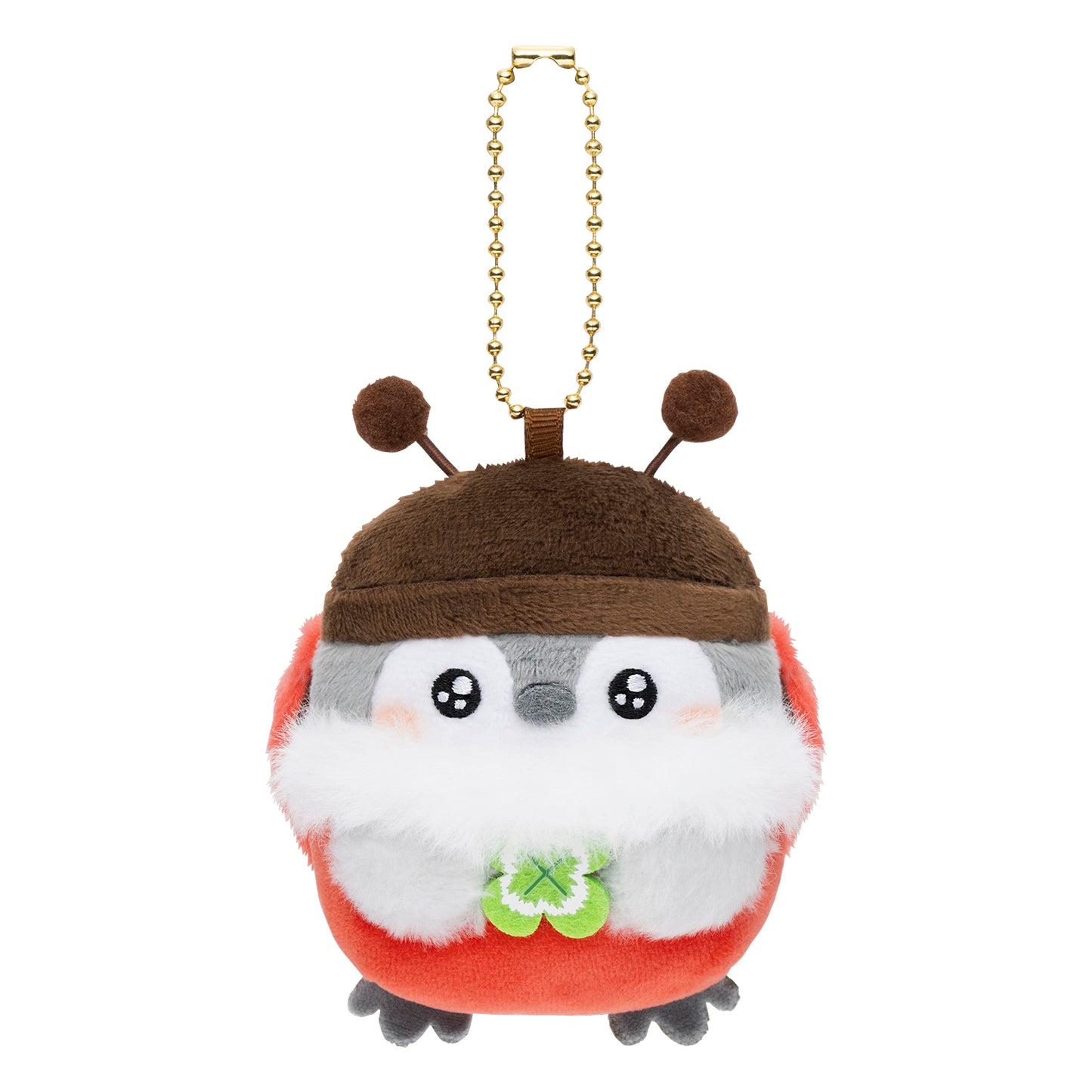 正能量企鵝 变成瓢虫了~扁扁的吊飾