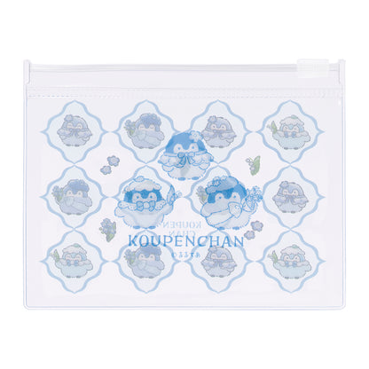 코우펜짱 하나마루 하늘빛 부케 트레이딩 슬라이더 파우치 (전 6종)