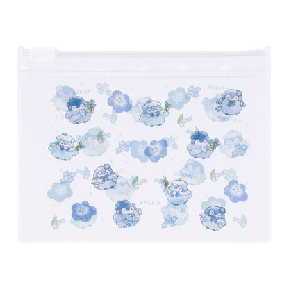 코우펜짱 하나마루 하늘빛 부케 트레이딩 슬라이더 파우치 (전 6종)