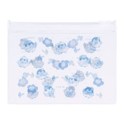 코우펜짱 하나마루 하늘빛 부케 트레이딩 슬라이더 파우치 (전 6종)