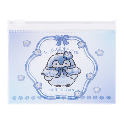 코우펜짱 하나마루 하늘빛 부케 트레이딩 슬라이더 파우치 (전 6종)