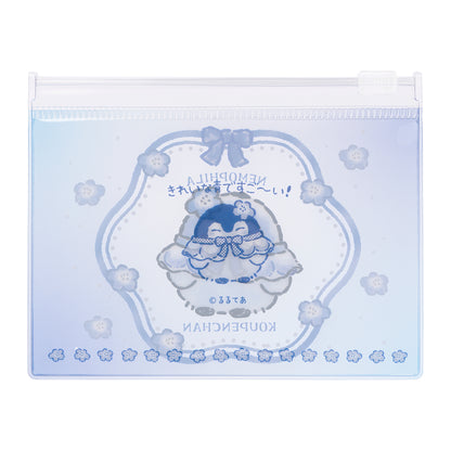 코우펜짱 하나마루 하늘빛 부케 트레이딩 슬라이더 파우치 (전 6종)