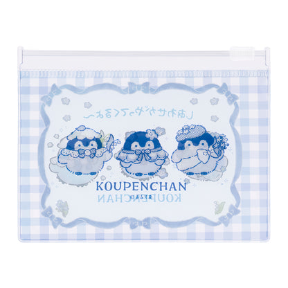 코우펜짱 하나마루 하늘빛 부케 트레이딩 슬라이더 파우치 (전 6종)