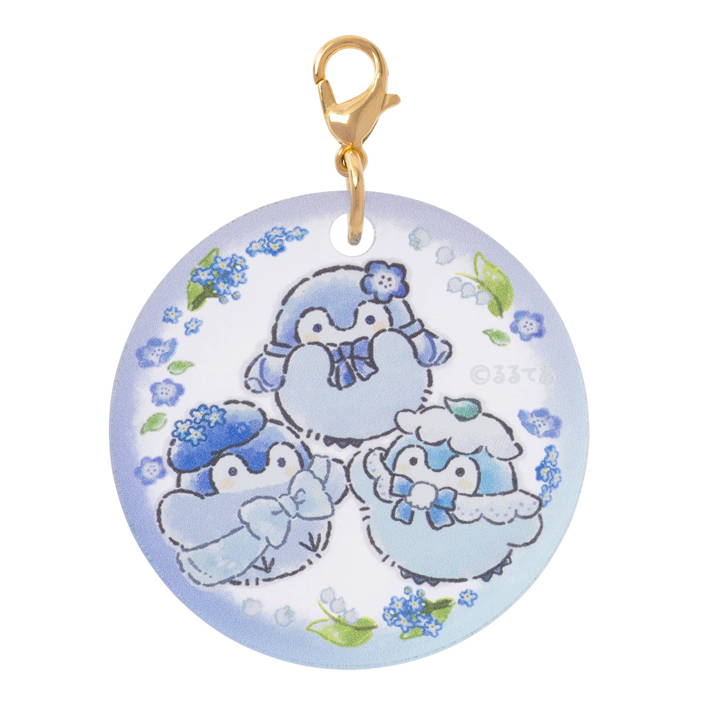 코우펜짱 하나마루 하늘빛 부케 트레이딩 아크릴 참 (전 6종)