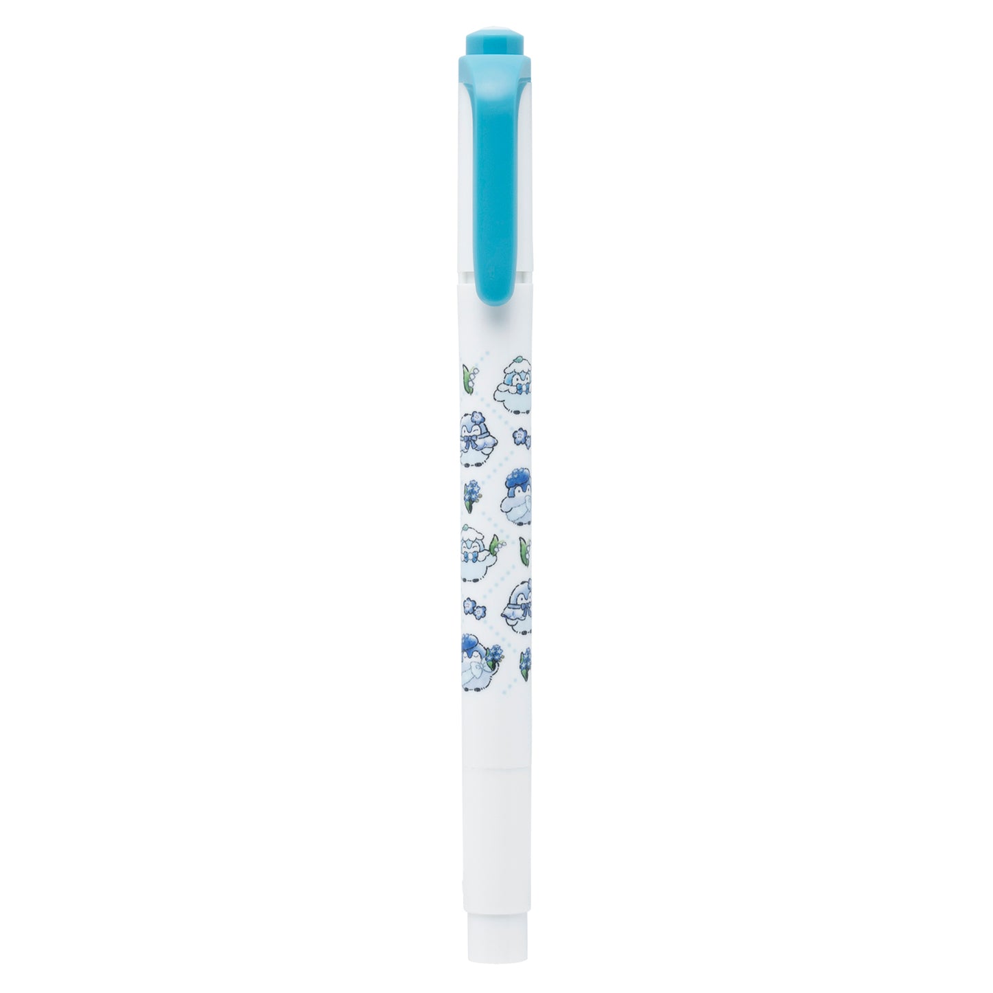 Koupen-chan Hanamaru Sky Blue Bouquet Mildliner Happy Blue 5 Color Set