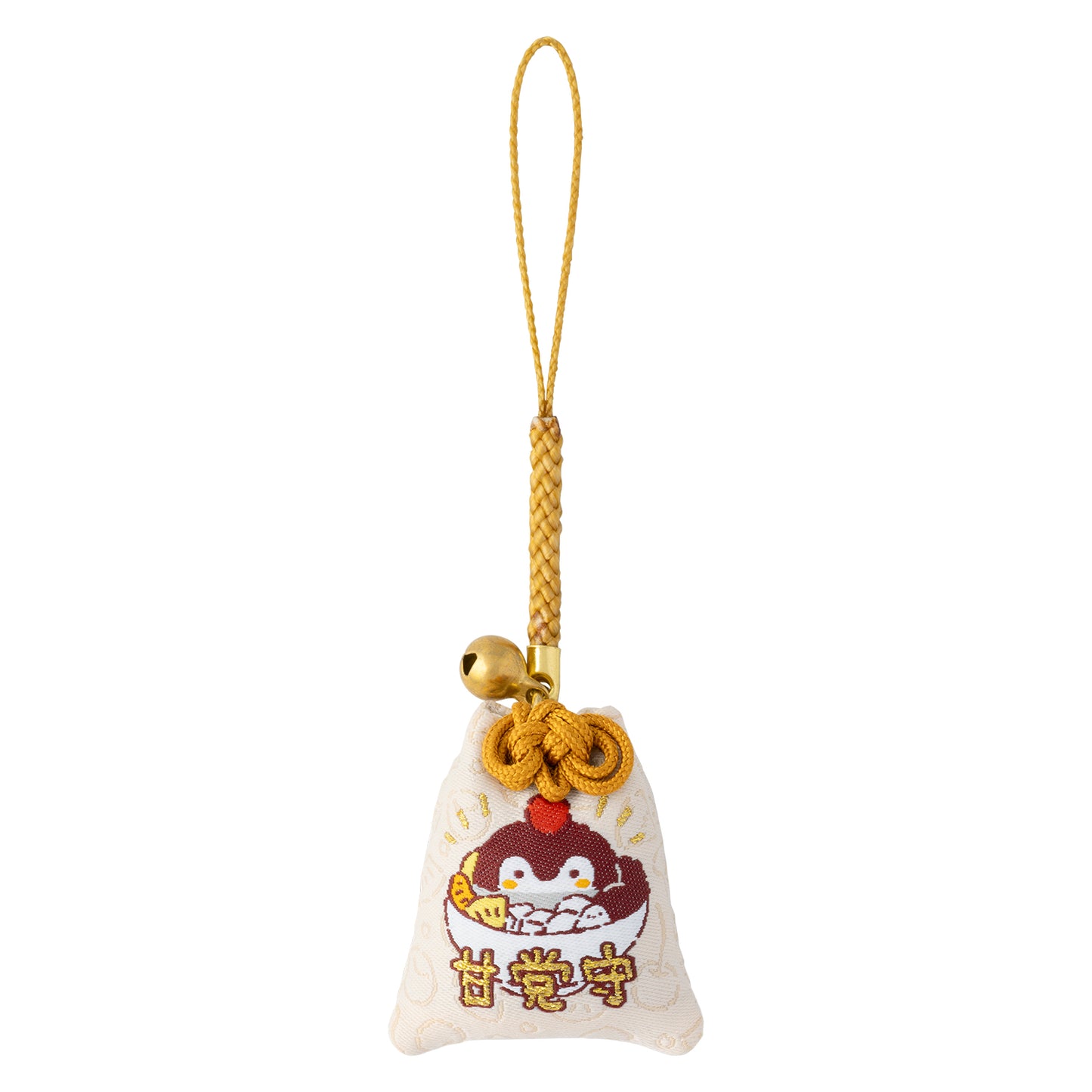 Koupen-chan Hanamaru Anmitsu Shop Sweet Tooth! Puffy Omamori with Bell