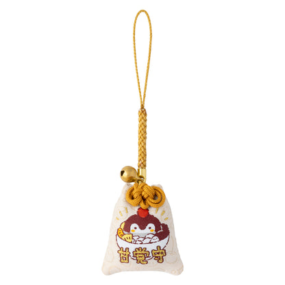 Koupen-chan Hanamaru Anmitsu Shop Sweet Tooth! Puffy Omamori with Bell