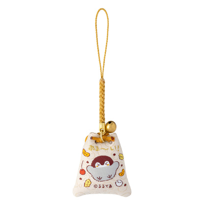 Koupen-chan Hanamaru Anmitsu Shop Sweet Tooth! Puffy Omamori with Bell