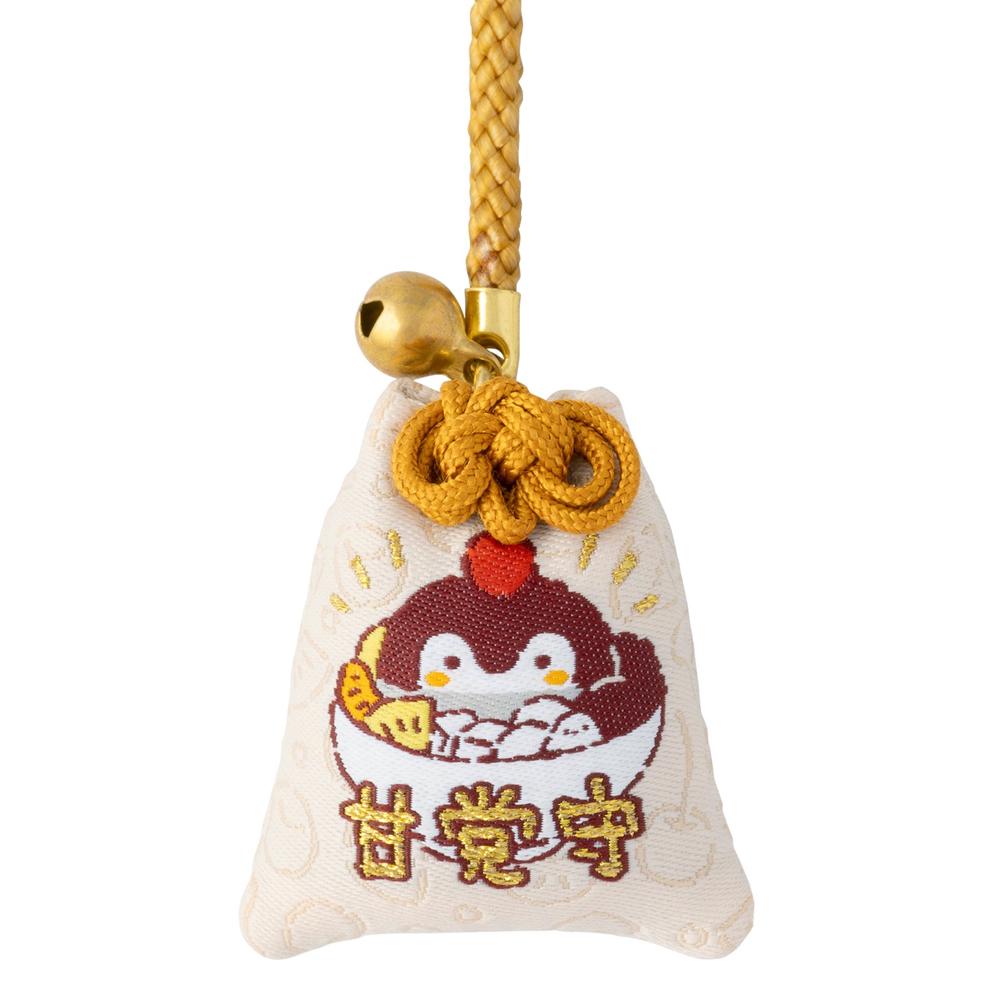 Koupen-chan Hanamaru Anmitsu Shop Sweet Tooth! Puffy Omamori with Bell