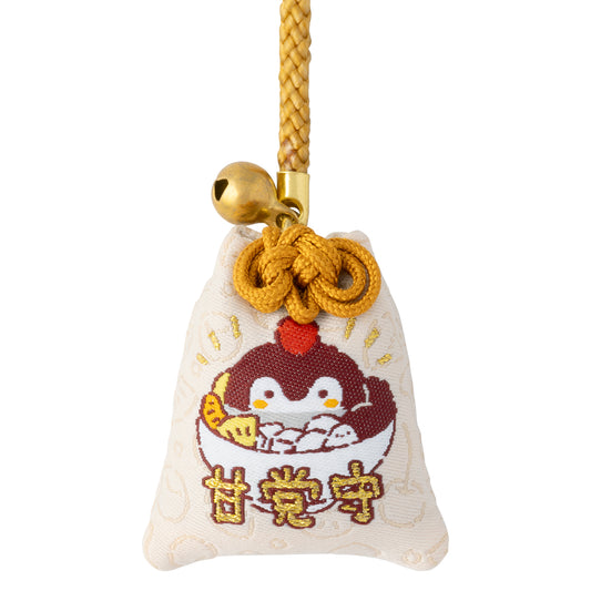 Koupen-chan Hanamaru Anmitsu Shop Sweet Tooth! Puffy Omamori with Bell
