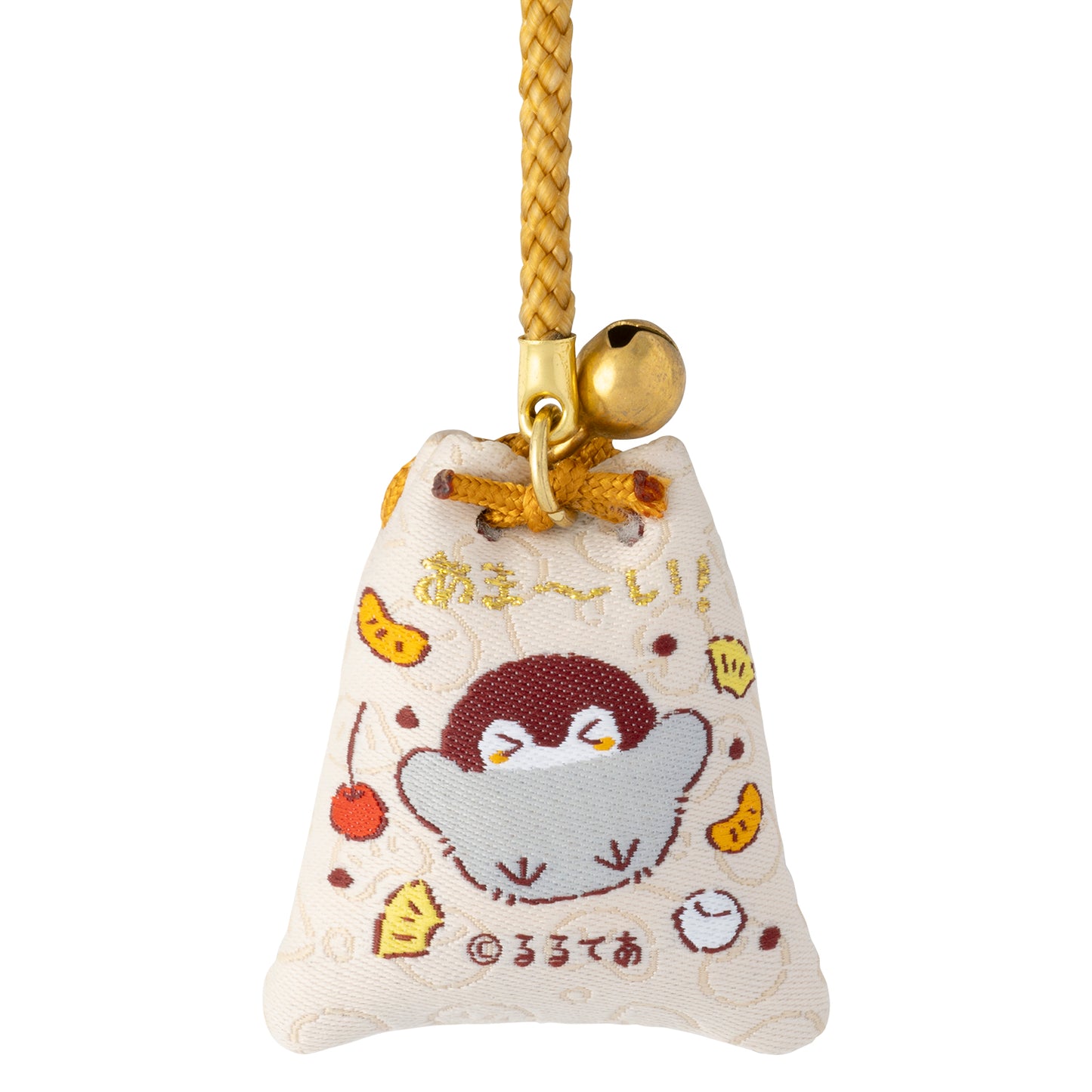 Koupen-chan Hanamaru Anmitsu Shop Sweet Tooth! Puffy Omamori with Bell