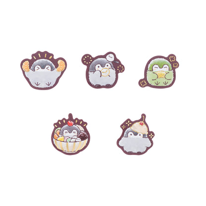 Koupen-chan Hanamaru Anmitsu Shop Sparkling Foil Flake Stickers