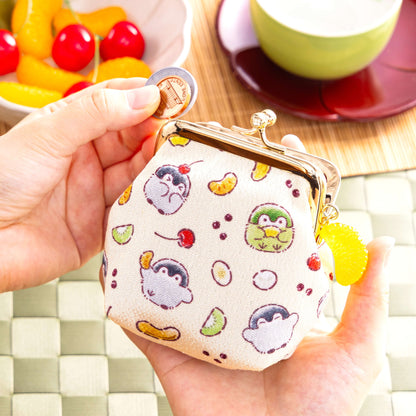 Koupen-chan Hanamaru Anmitsu Shop Chirimen-style Coin Purse