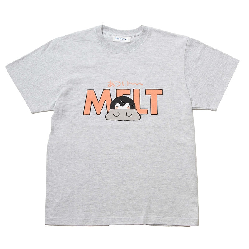 コウペンちゃん Tシャツ MELT アッシュ