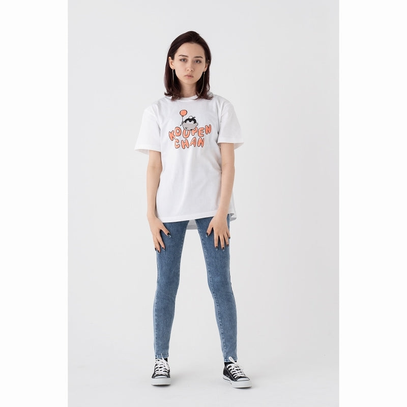 コウペンちゃん Tシャツ バルーン ホワイト