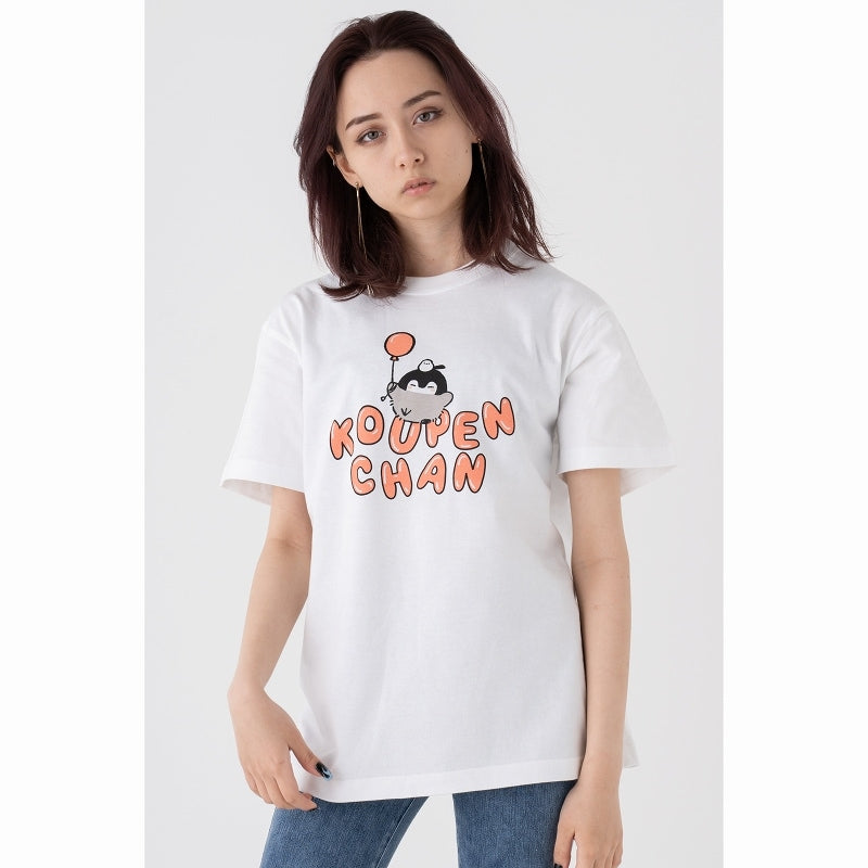 コウペンちゃん Tシャツ バルーン ホワイト