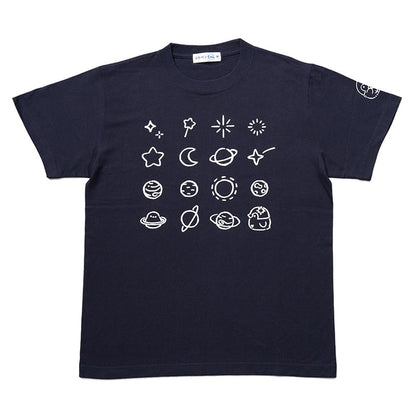 コウペンちゃん Tシャツ スペースマテリアル ネイビー