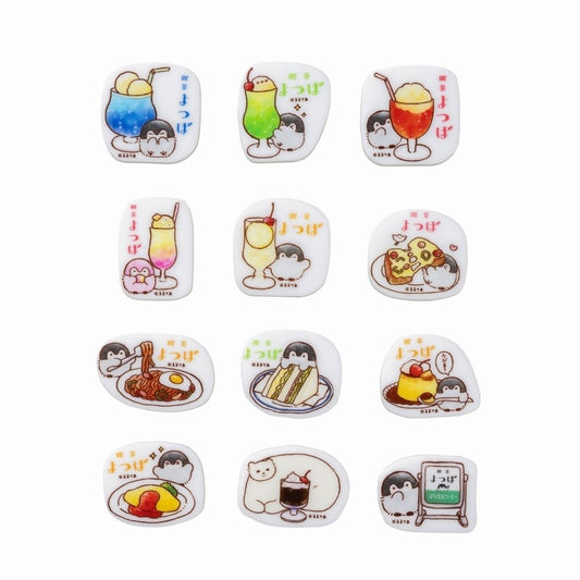 コウペンちゃん 喫茶よつば アクリルステッカーセット
