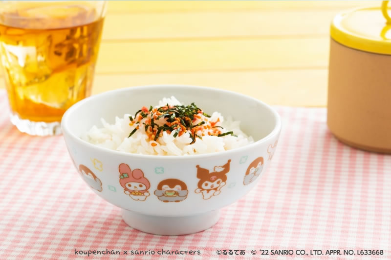 コウペンちゃん×サンリオキャラクターズ お茶碗