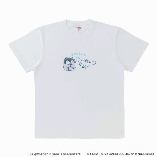 コウペンちゃん×サンリオキャラクターズ Tシャツ（シナモロール）