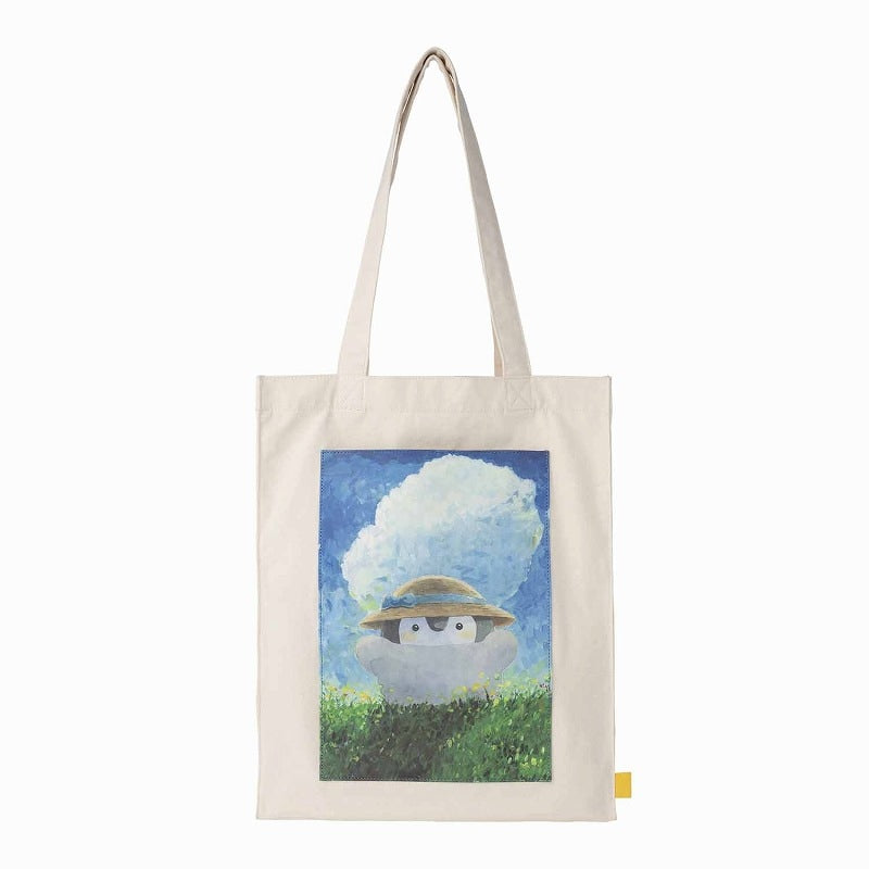 コウペンちゃん展 ポケット付きスクエアトートバッグ（一緒に帰ろう）