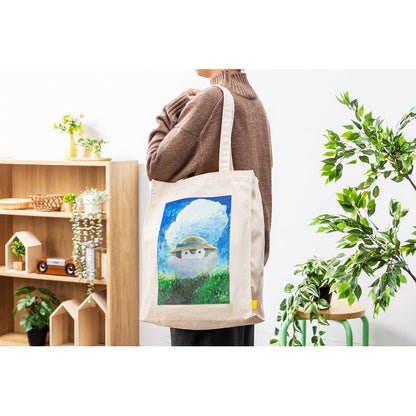 コウペンちゃん展 ポケット付きスクエアトートバッグ（一緒に帰ろう）
