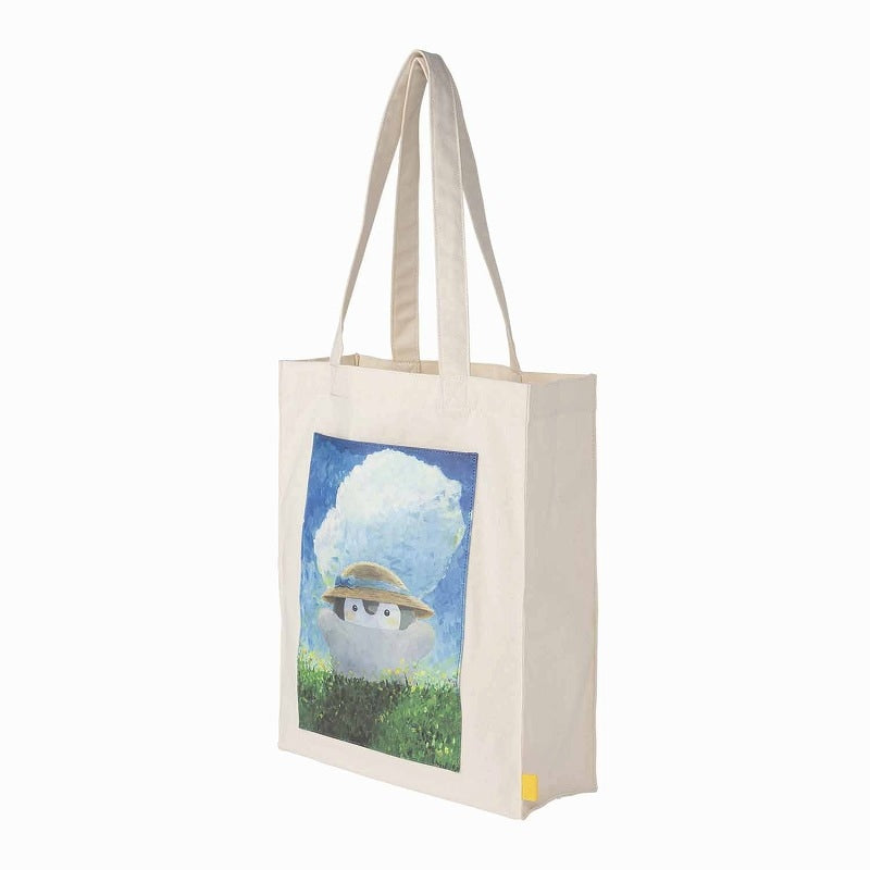 コウペンちゃん展 ポケット付きスクエアトートバッグ（一緒に帰ろう）