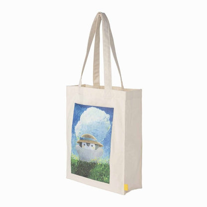 コウペンちゃん展 ポケット付きスクエアトートバッグ（一緒に帰ろう）