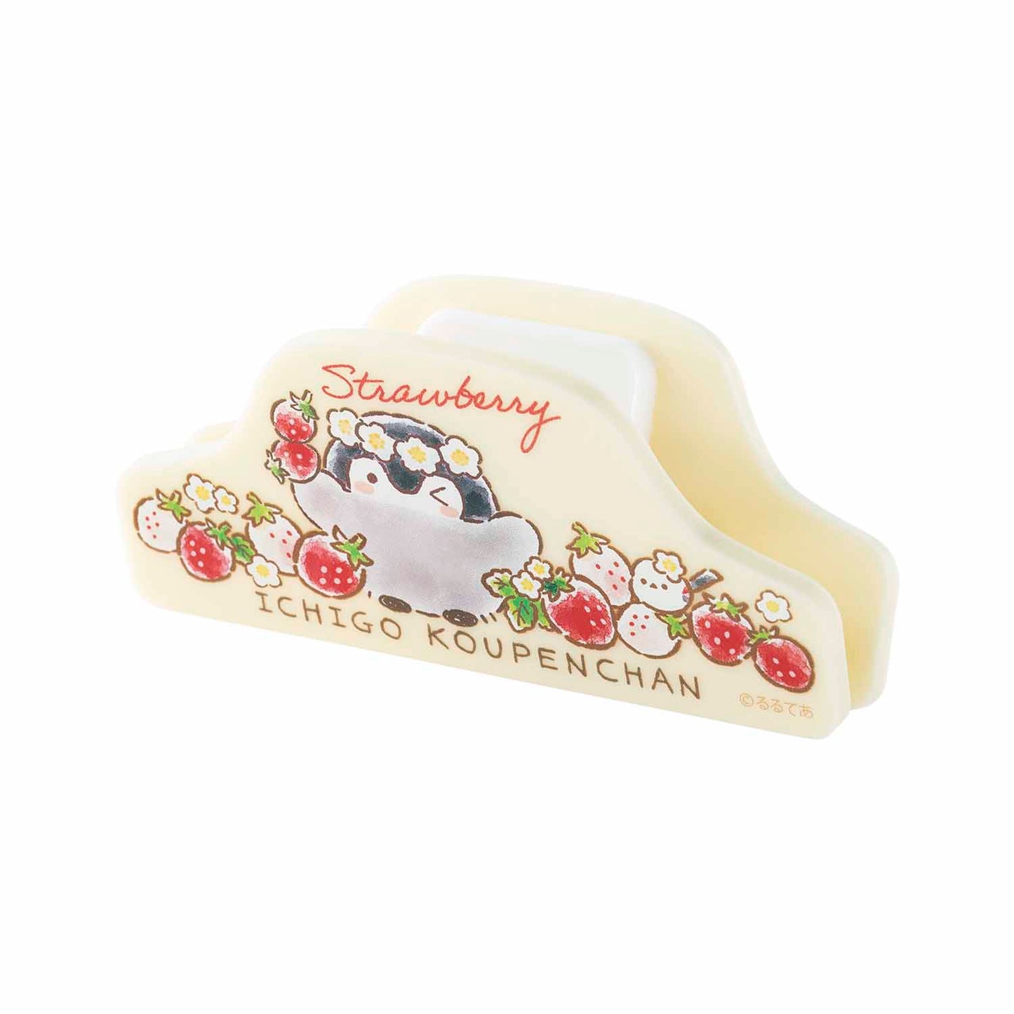 コウペンちゃん いちごなマグネット付きアクリルクリップ