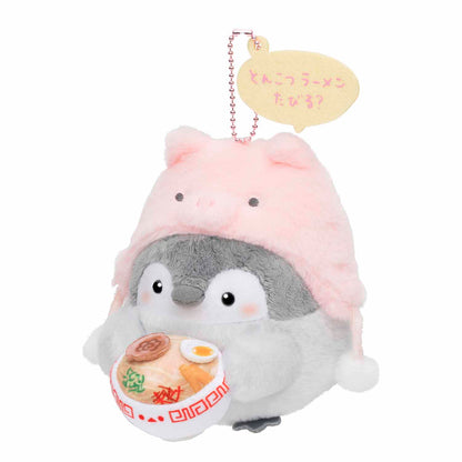 コウペンちゃん とんこつラーメンたびる？ぶたさん帽子マスコット