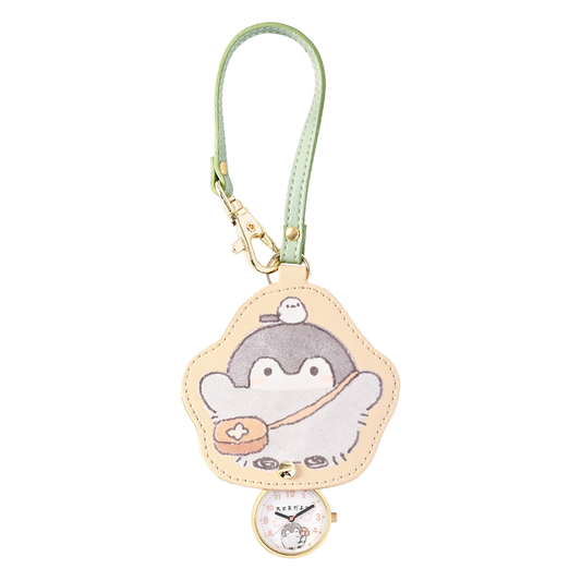 コウペンちゃん ダイカットキーチェーンウォッチS（お出かけ）