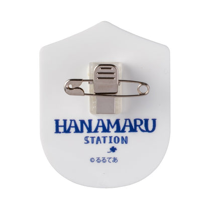 コウペンちゃん はなまるステーション アクリルバッジ（ストライプ）
