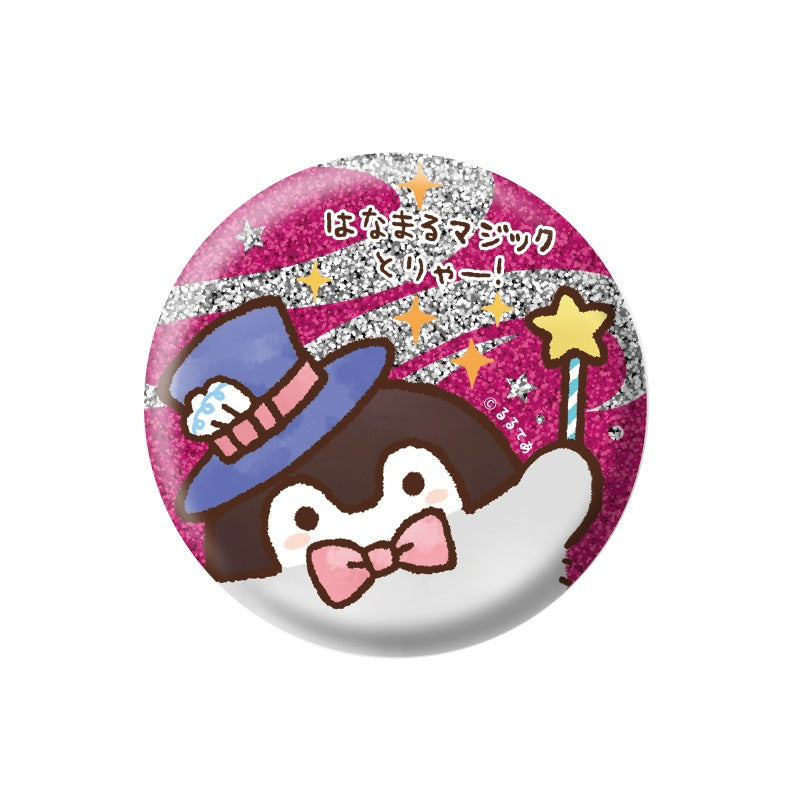 コウペンちゃん はなまるマジック 缶バッジ（とりゃー!）