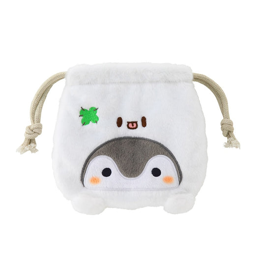 コウペンちゃん おばけさんなぬいぐるみ巾着