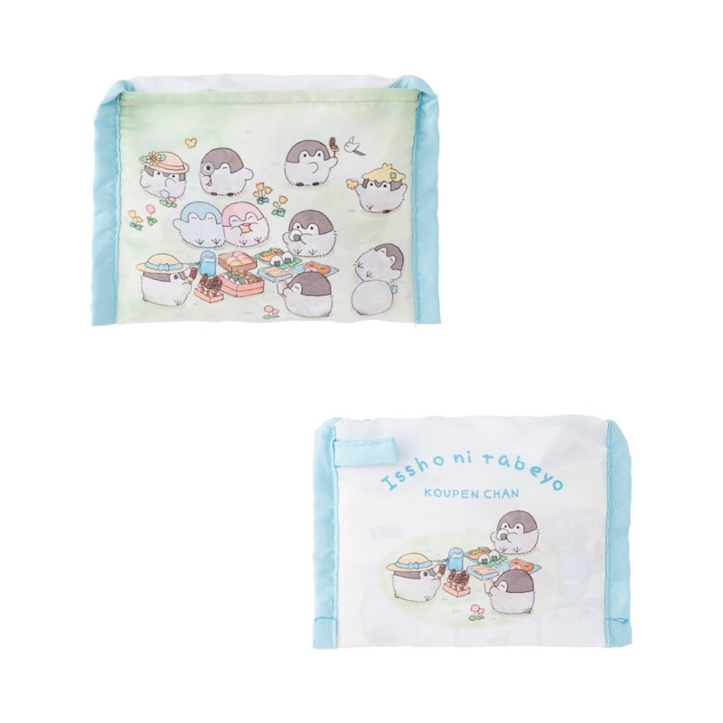 コウペンちゃん 折りたためる軽量ミニエコバッグ 原画ver.（みんなでピクニック）