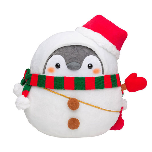 コウペンちゃん クリスマスな雪だるまぬいぐるみM（邪エナガさんマスコット付き）