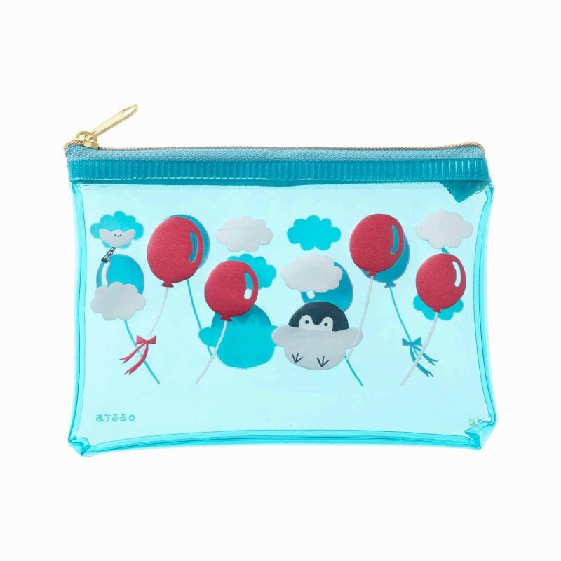 コウペンちゃん レトロ柄な2個セットクリアポーチ