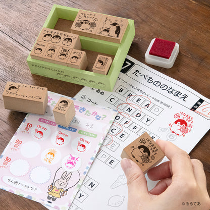 コウペンちゃん 木製ごほうびスタンプ