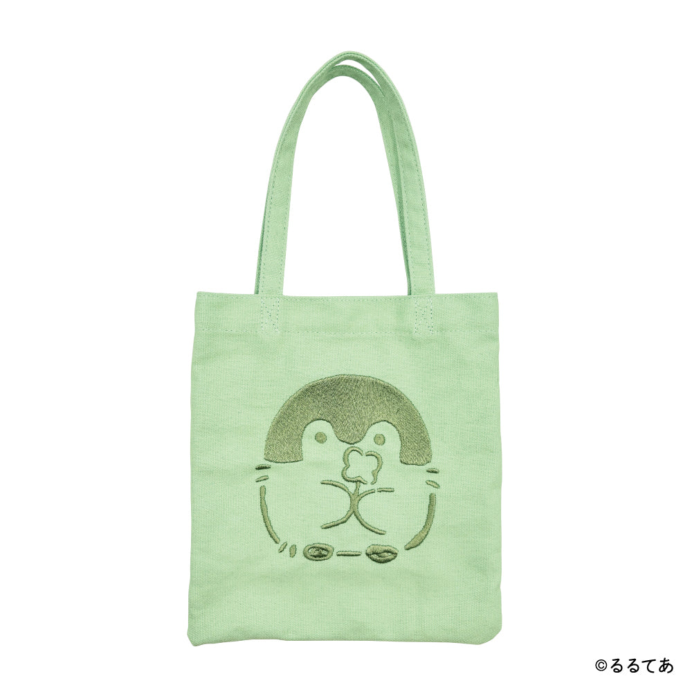 コウペンちゃん 刺繍ブックトートバッグ（クローバー）