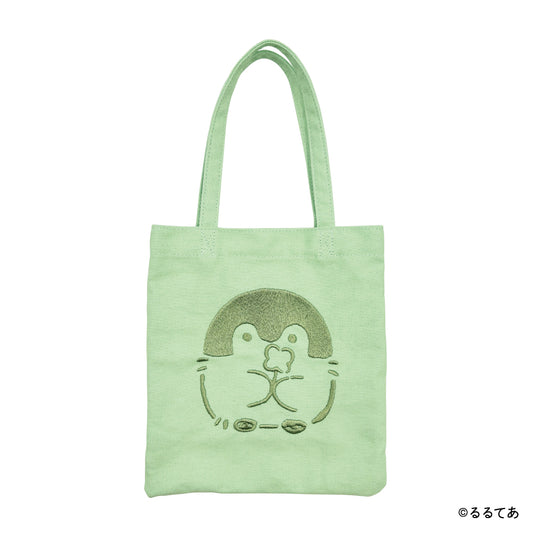 コウペンちゃん 刺繍ブックトートバッグ（クローバー）
