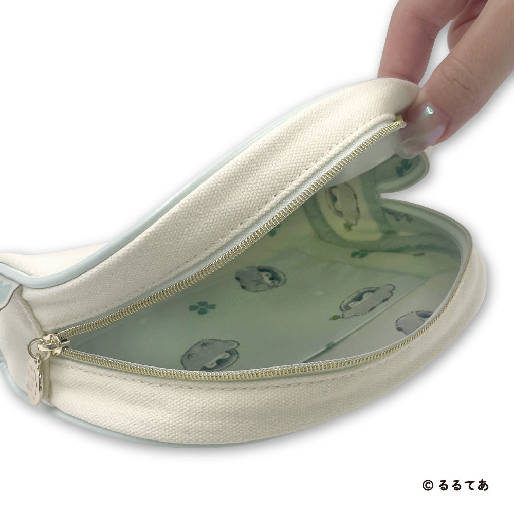 コウペンちゃん ラウンドポーチ ふんわりパステル