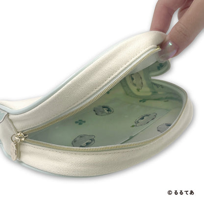 コウペンちゃん ラウンドポーチ ふんわりパステル