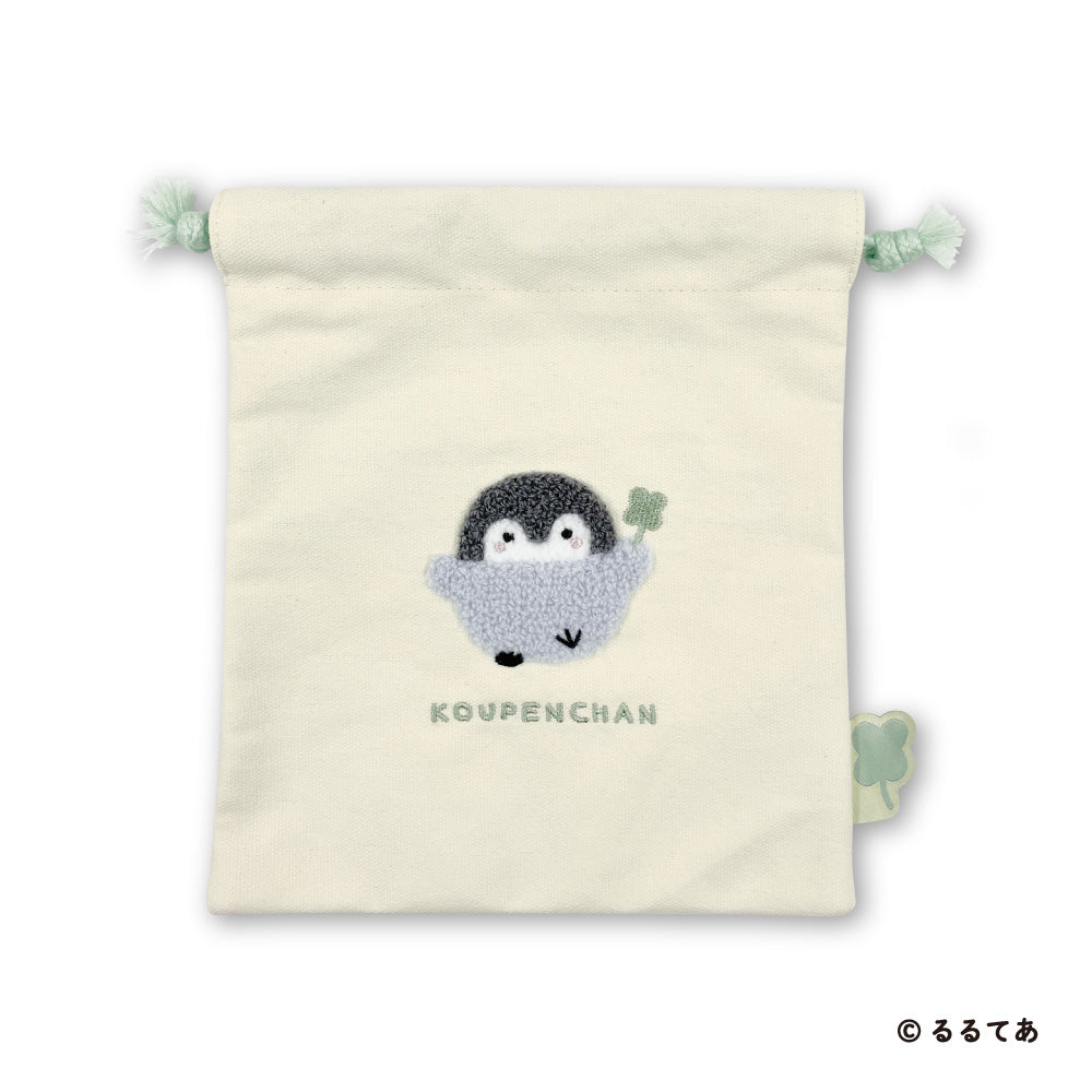 コウペンちゃん 巾着 ふんわりパステル