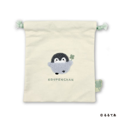 コウペンちゃん 巾着 ふんわりパステル