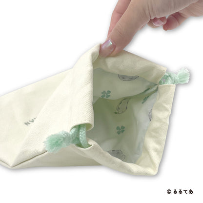 コウペンちゃん 巾着 ふんわりパステル