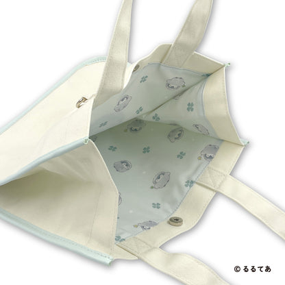 コウペンちゃん スクエアトートバッグ ふんわりパステル