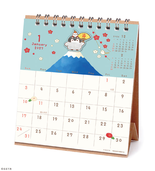 코우펜짱 핸드메이드 데스크 캘린더 2027