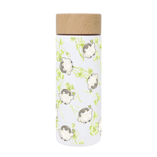 コウペンちゃん ステンレスボトル300ml(シロツメクサ/総柄)