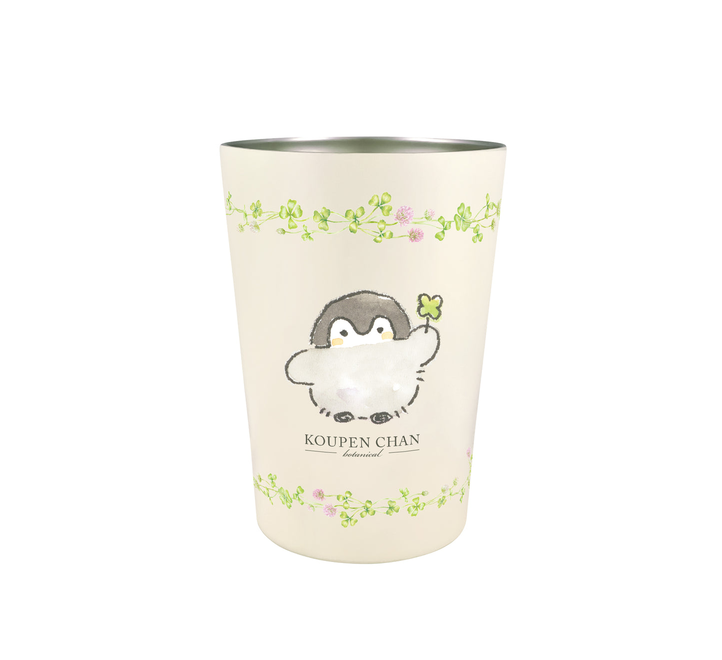 コウペンちゃん 2WAY真空二重タンブラーＭ（シロツメクサ）